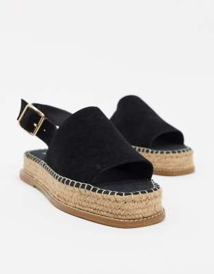 wide fit flatform espadrilles