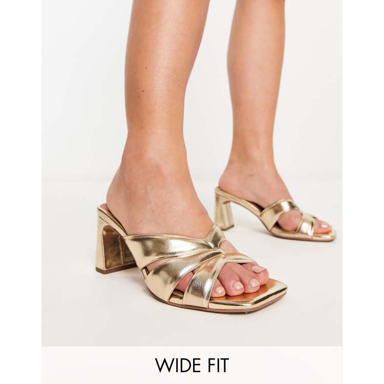 Mule heels wide outlet fit