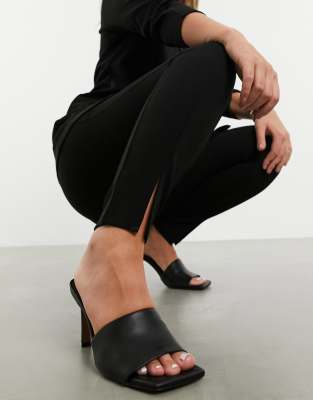 wide fit mule sandals