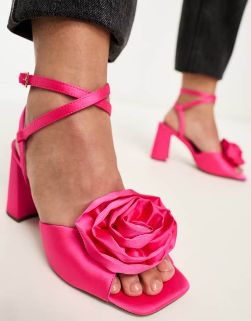 Asos red outlet heeled sandals