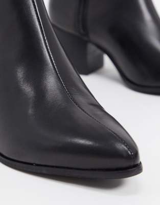 asos black pointed heels