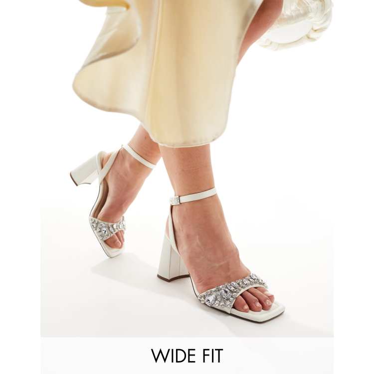 Ivory barely there sandals shop