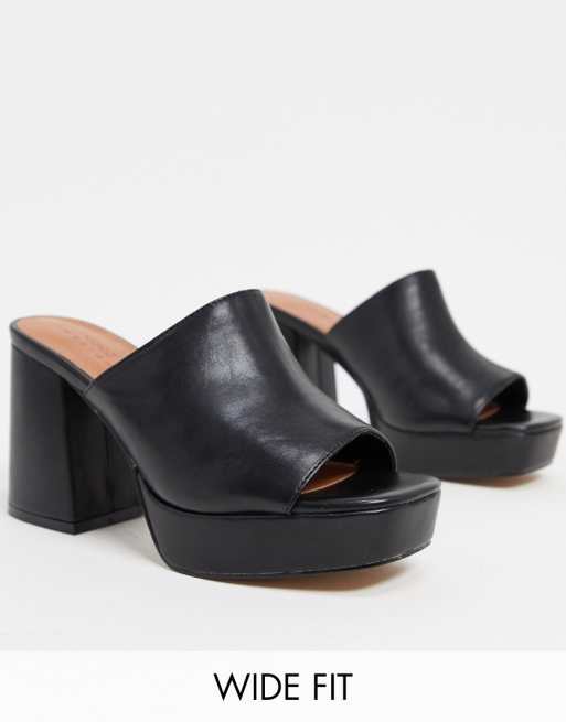 asos black platform