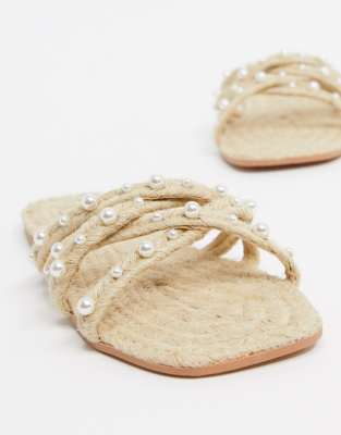 asos pearl sandals