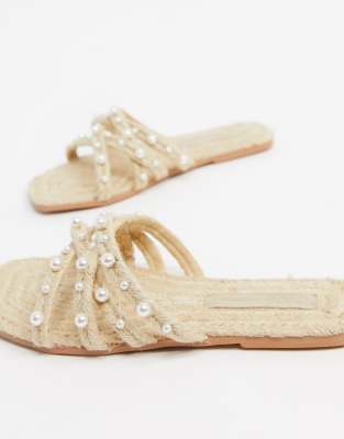 asos pearl sandals