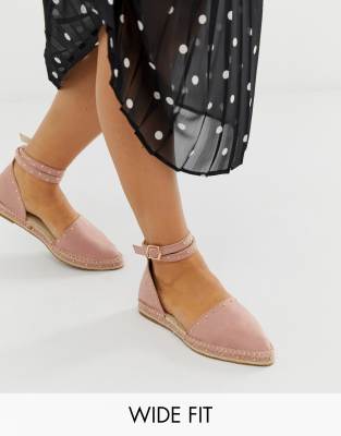 asos wide fit espadrilles