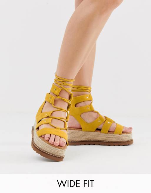 Asos design jive store flatform espadrilles