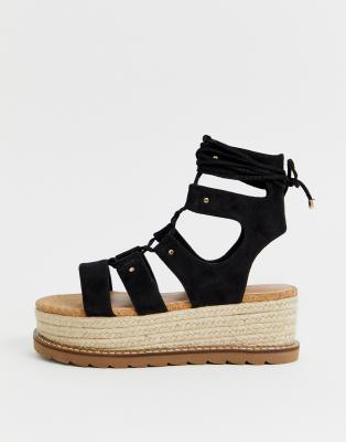 asos design jive flatform espadrilles