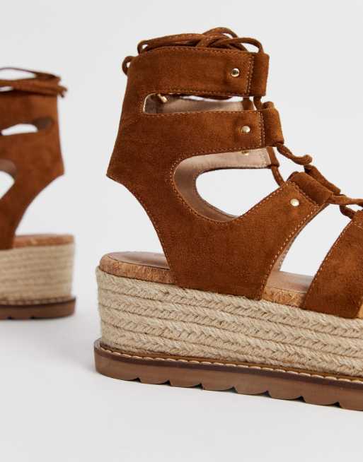 Asos design 2025 jive flatform espadrilles