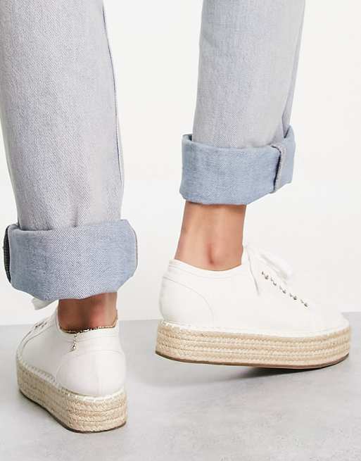 asos wedge trainers