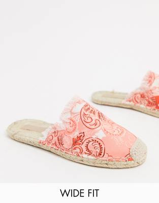 espadrille mules uk