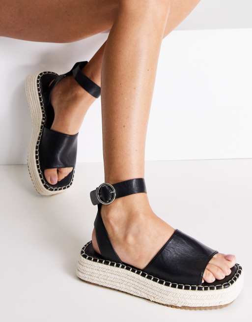 Asos design jaguar espadrille on sale flatforms