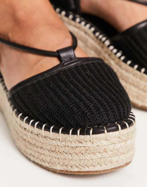 Asos black espadrilles online