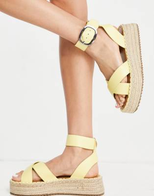 yellow sandals asos