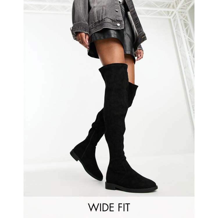 Over the knee shop boots sock fit