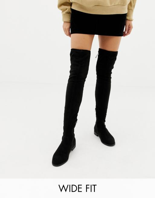 Asos thigh high boots best sale