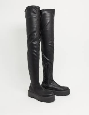 asos wide fit over the knee boots