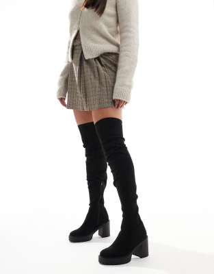  Kaz chunky heeled over the knee boots 
