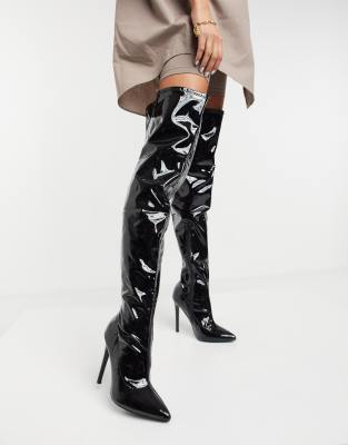 stiletto thigh boots