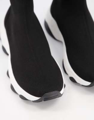 wide fit sock sneakers