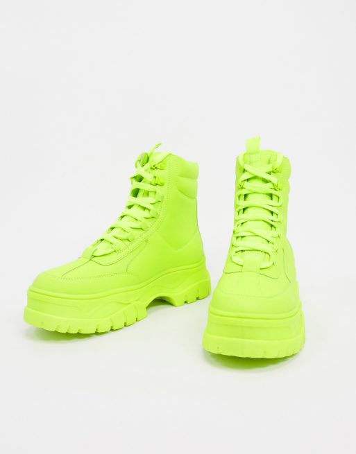 Asos lime hot sale green shoes