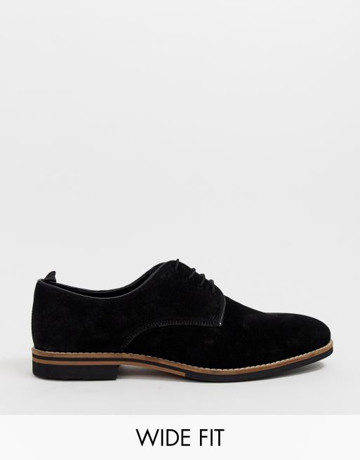 Asos black 2024 suede shoes