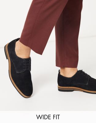 asos black suede shoes