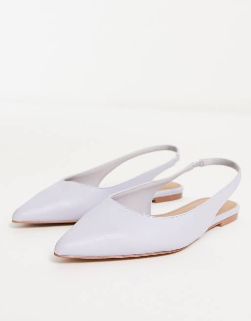 Blue best sale slingback flats