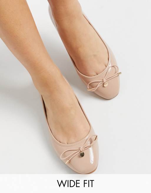 Beige discount ballet flats