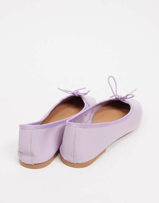 Lilac on sale flat shoes