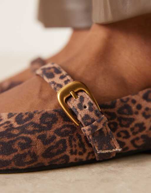 ASOS DESIGN Wide Fit - Leah - Mary Jane-ballerinaer med leopardprint, 2 af 4