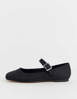 wide fit flat mary jane shoes