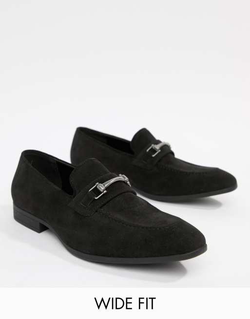 Asos black suede clearance loafers