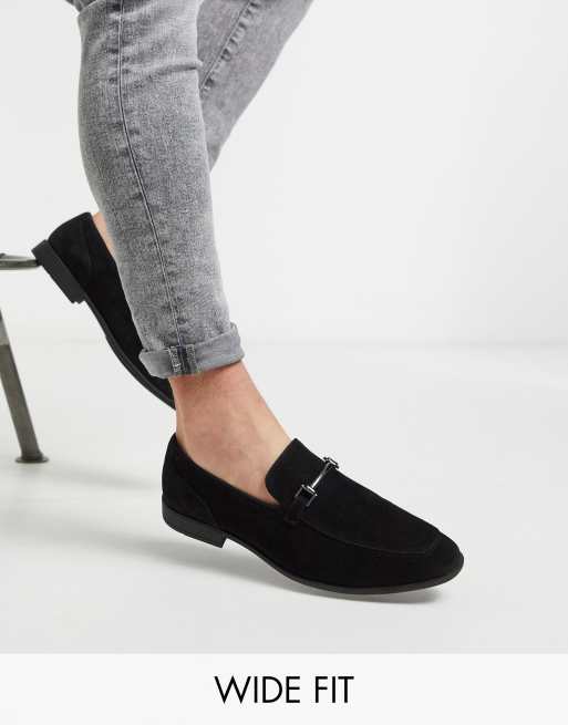 Asos wide hot sale fit loafers