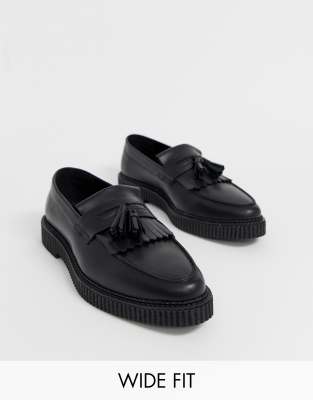asos wide fit loafers