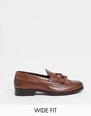 asos wide fit loafers