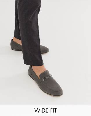 asos wide fit loafers