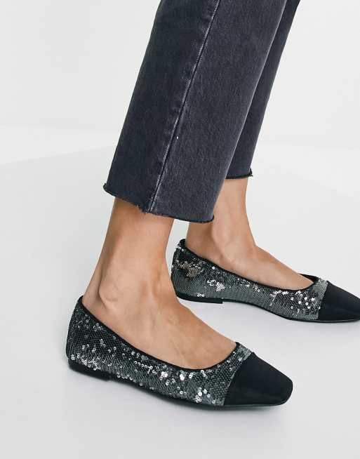 Sequin 2025 ballet flats