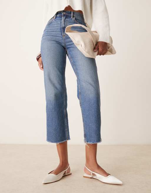 ASOS DESIGN Wide Fit - Lorraine - Slingback ballerina's in ivoorwit satijn, 4 van 4