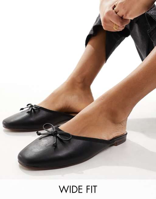 ASOS DESIGN - Wide Fit - Lucia - Sorte mules