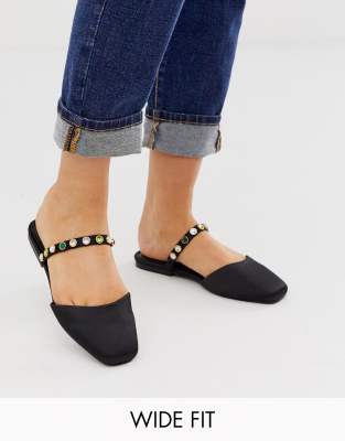 wide fit mules asos