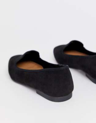 asos black flats