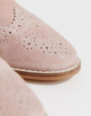 asos design manic flat brogues