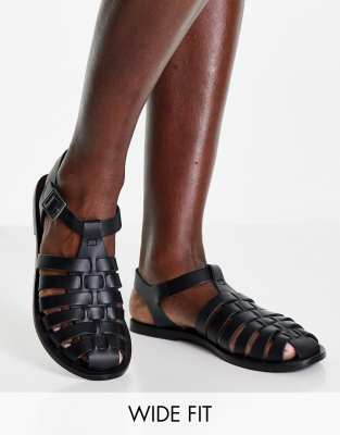 Fisherman Sandals - Marni - Black - Leather