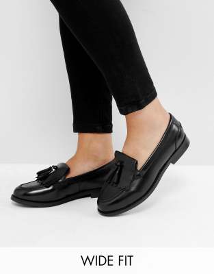 asos leather loafers