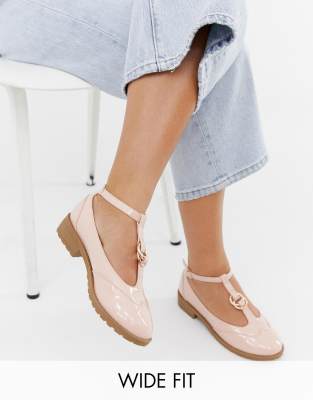 pale pink flat shoes