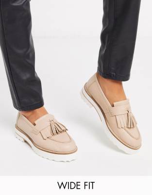 asos leather loafers