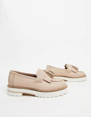 asos beige loafers