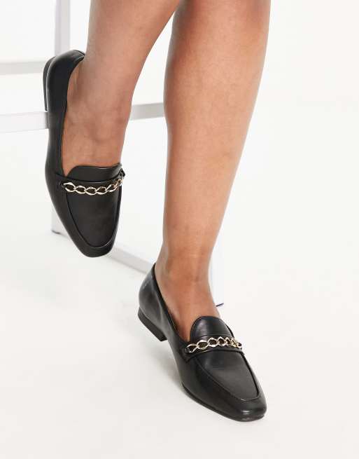 Asos black hot sale loafers womens