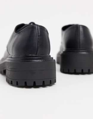 asos design menace chunky flat shoes